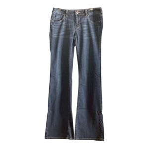 CAbi Dark Blue Wide Leg Jeans
